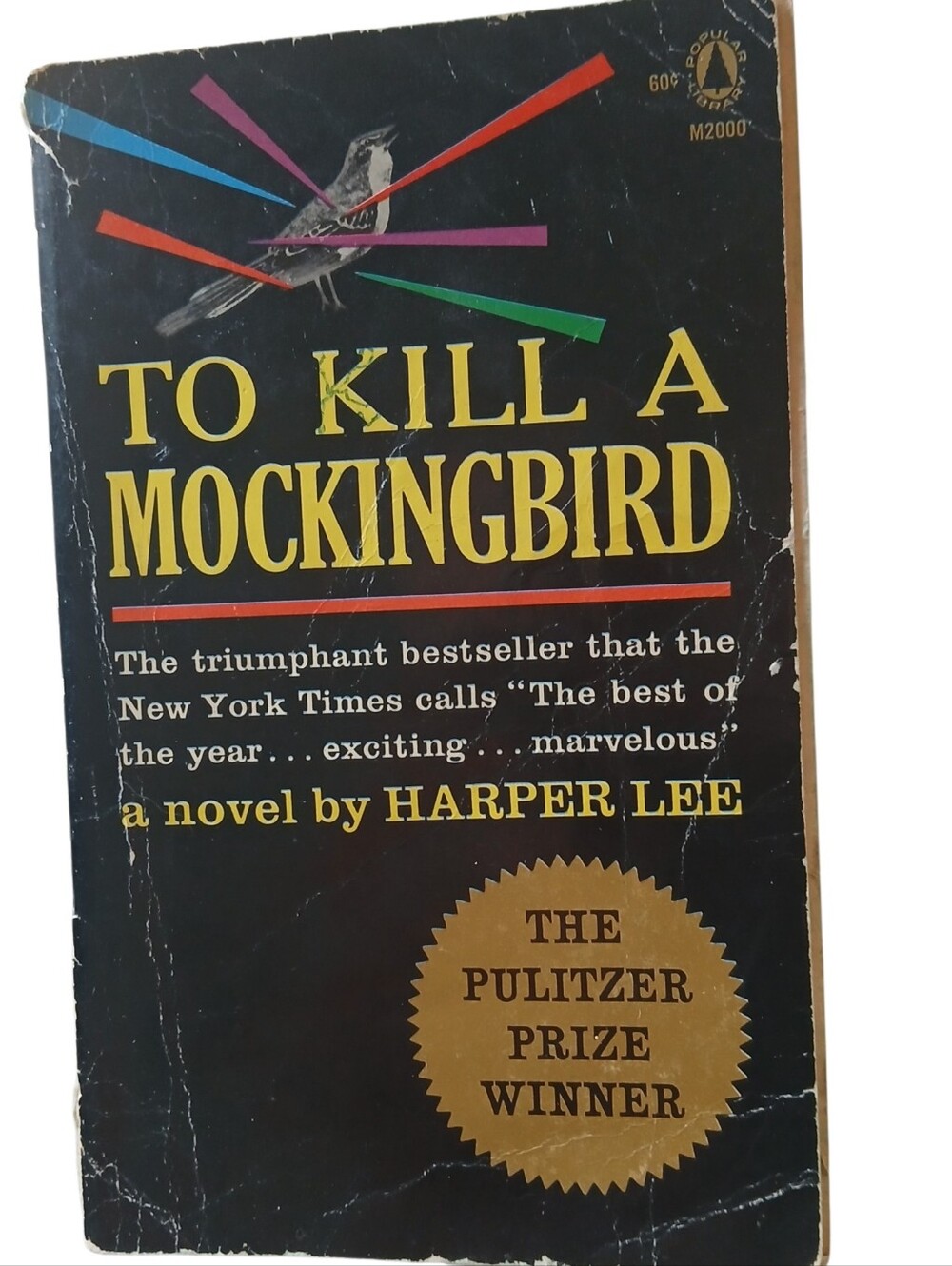 Vintage Paperback 1972 To Kill a Mockingbird by Harper Lee 1st Edition